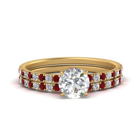 hidden-halo-half-way-round-cut-diamond-wedding-ring-set-with-ruby-in-FD9168ROGRUDRANGLE3-NL-YG