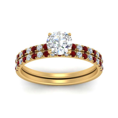 hidden-halo-half-way-round-cut-diamond-wedding-ring-set-with-ruby-in-FD9168ROGRUDRANGLE3-NL-YG