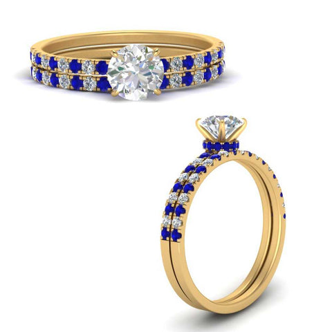 hidden-halo-half-way-round-cut-diamond-wedding-ring-set-with-sapphire-in-FD9168ROGSABLANGLE3-NL-YG