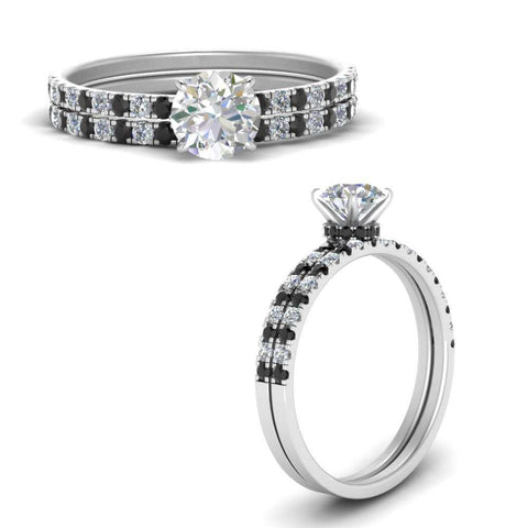 hidden-halo-half-way-round-cut-wedding-ring-set-with-black-diamond-in-FD9168ROGBLACKANGLE3-NL-WG