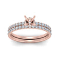 Thumbnail 35 - hidden-halo-half-way-semi-mount-diamond-wedding-ring-set-in-FD9168SMANGLE3-NL-RG