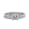 Thumbnail 2 - hidden-halo-half-way-semi-mount-diamond-wedding-ring-set-in-FD9168SMANGLE3-NL-WG