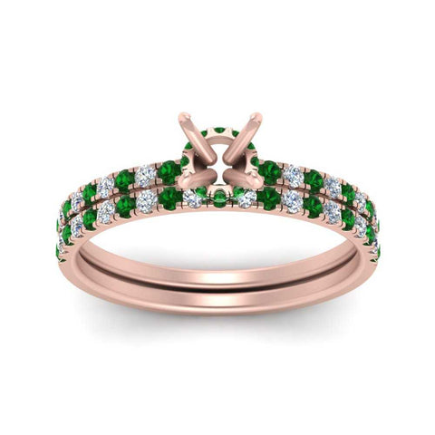 hidden-halo-half-way-semi-mount-diamond-wedding-ring-set-with-emerald-in-FD9168SMGEMGRANGLE3-NL-RG