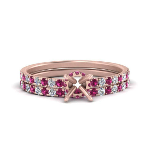 hidden-halo-half-way-semi-mount-diamond-wedding-ring-set-with-pink-sapphire-in-FD9168SMGSADRPIANGLE3-NL-RG