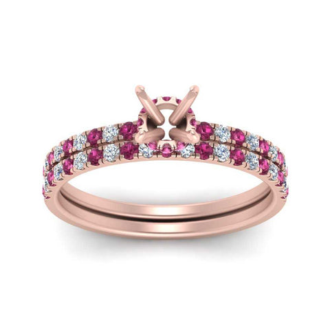 hidden-halo-half-way-semi-mount-diamond-wedding-ring-set-with-pink-sapphire-in-FD9168SMGSADRPIANGLE3-NL-RG