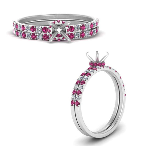hidden-halo-half-way-semi-mount-diamond-wedding-ring-set-with-pink-sapphire-in-FD9168SMGSADRPIANGLE3-NL-WG