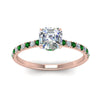 Load image into Gallery viewer, hidden-halo-petite-asscher-cut-diamond-engagement-ring-with-emerald-in-FD9168ASRGEMGRANGLE3-NL-RG