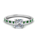 Thumbnail 21 - hidden-halo-petite-asscher-cut-diamond-engagement-ring-with-emerald-in-FD9168ASRGEMGRANGLE3-NL-WG