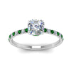 Load image into Gallery viewer, hidden-halo-petite-asscher-cut-diamond-engagement-ring-with-emerald-in-FD9168ASRGEMGRANGLE3-NL-WG