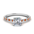 Thumbnail 13 - hidden-halo-petite-asscher-cut-diamond-engagement-ring-with-orange-sapphire-in-FD9168ASRGSAORANGLE3-NL-WG