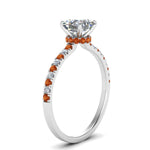 Load image into Gallery viewer, hidden-halo-petite-asscher-cut-diamond-engagement-ring-with-orange-sapphire-in-FD9168ASRGSAORANGLE3-NL-WG
