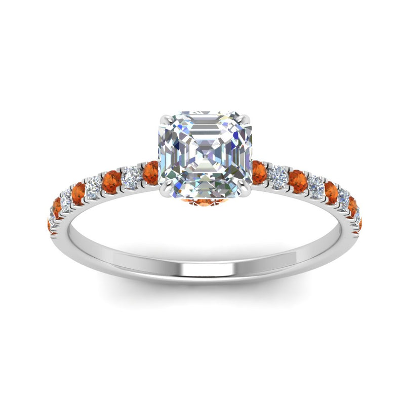 hidden-halo-petite-asscher-cut-diamond-engagement-ring-with-orange-sapphire-in-FD9168ASRGSAORANGLE3-NL-WG