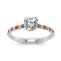 Thumbnail 14 - hidden-halo-petite-asscher-cut-diamond-engagement-ring-with-orange-sapphire-in-FD9168ASRGSAORANGLE3-NL-WG
