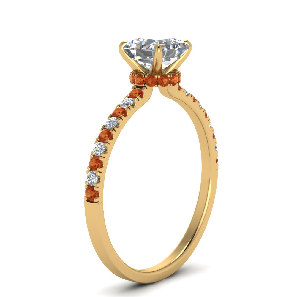 hidden-halo-petite-asscher-cut-diamond-engagement-ring-with-orange-sapphire-in-FD9168ASRGSAORANGLE3-NL-YG