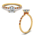 Thumbnail 44 - hidden-halo-petite-asscher-cut-diamond-engagement-ring-with-orange-sapphire-in-FD9168ASRGSAORANGLE3-NL-YG
