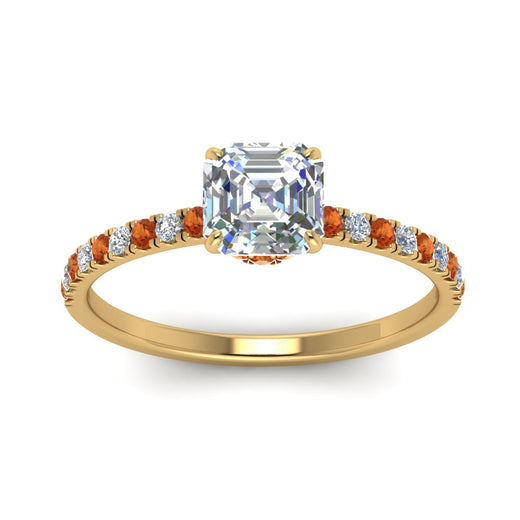 hidden-halo-petite-asscher-cut-diamond-engagement-ring-with-orange-sapphire-in-FD9168ASRGSAORANGLE3-NL-YG