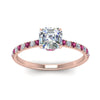 Load image into Gallery viewer, hidden-halo-petite-asscher-cut-diamond-engagement-ring-with-pink-sapphire-in-FD9168ASRGSADRPIANGLE3-NL-RG