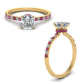 Thumbnail 40 - hidden-halo-petite-asscher-cut-diamond-engagement-ring-with-pink-sapphire-in-FD9168ASRGSADRPIANGLE3-NL-YG