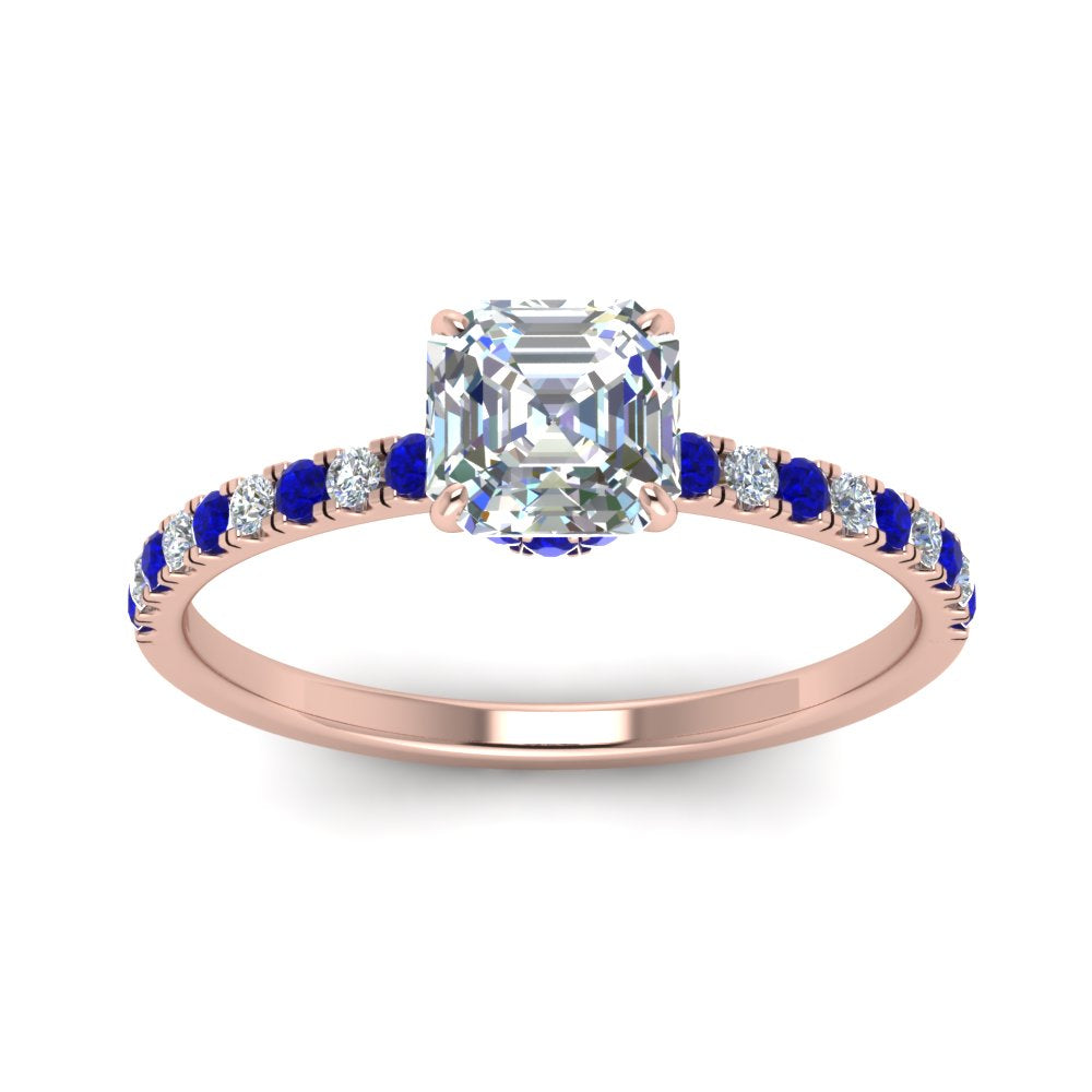 hidden-halo-petite-asscher-cut-diamond-engagement-ring-with-sapphire-in-FD9168ASRGSABLANGLE3-NL-RG