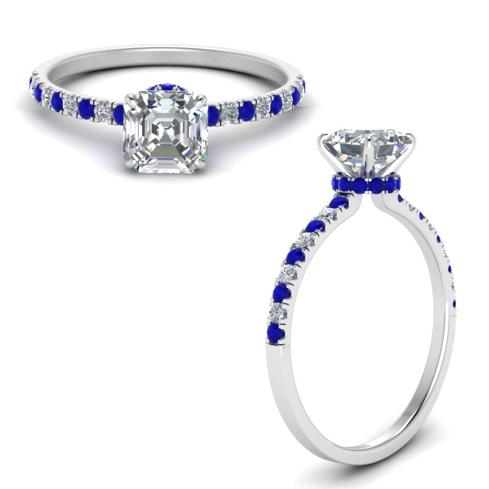 hidden-halo-petite-asscher-cut-diamond-engagement-ring-with-sapphire-in-FD9168ASRGSABLANGLE3-NL-WG