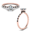 Load image into Gallery viewer, hidden-halo-petite-asscher-cut-engagement-ring-with-black-diamond-in-FD9168ASRGBLACKANGLE3-NL-RG