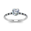 Load image into Gallery viewer, hidden-halo-petite-asscher-cut-engagement-ring-with-black-diamond-in-FD9168ASRGBLACKANGLE3-NL-WG
