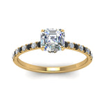 Load image into Gallery viewer, hidden-halo-petite-asscher-cut-engagement-ring-with-black-diamond-in-FD9168ASRGBLACKANGLE3-NL-YG

