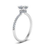 Load image into Gallery viewer, hidden-halo-petite-cushion-cut-diamond-engagement-ring-in-FD9168CURANGLE3-NL-WG
