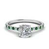 Load image into Gallery viewer, hidden-halo-petite-cushion-cut-diamond-engagement-ring-with-emerald-in-FD9168CURGEMGRANGLE3-NL-WG