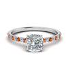 Load image into Gallery viewer, hidden-halo-petite-cushion-cut-diamond-engagement-ring-with-orange-sapphire-in-FD9168CURGSAORANGLE3-NL-WG
