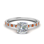 Load image into Gallery viewer, hidden-halo-petite-cushion-cut-diamond-engagement-ring-with-orange-sapphire-in-FD9168CURGSAORANGLE3-NL-WG
