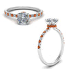 Load image into Gallery viewer, hidden-halo-petite-cushion-cut-diamond-engagement-ring-with-orange-sapphire-in-FD9168CURGSAORANGLE3-NL-WG