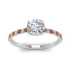 Load image into Gallery viewer, hidden-halo-petite-cushion-cut-diamond-engagement-ring-with-orange-sapphire-in-FD9168CURGSAORANGLE3-NL-WG