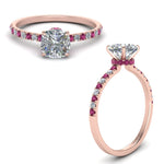 Load image into Gallery viewer, hidden-halo-petite-cushion-cut-diamond-engagement-ring-with-pink-sapphire-in-FD9168CURGSADRPIANGLE3-NL-RG

