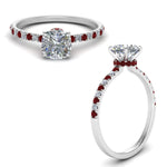 Load image into Gallery viewer, hidden-halo-petite-cushion-cut-diamond-engagement-ring-with-ruby-in-FD9168CURGRUDRANGLE3-NL-WG
