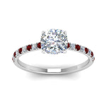 Load image into Gallery viewer, hidden-halo-petite-cushion-cut-diamond-engagement-ring-with-ruby-in-FD9168CURGRUDRANGLE3-NL-WG
