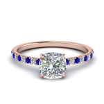 Load image into Gallery viewer, hidden-halo-petite-cushion-cut-diamond-engagement-ring-with-sapphire-in-FD9168CURGSABLANGLE3-NL-RG
