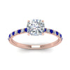 Load image into Gallery viewer, hidden-halo-petite-cushion-cut-diamond-engagement-ring-with-sapphire-in-FD9168CURGSABLANGLE3-NL-RG