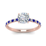 Load image into Gallery viewer, hidden-halo-petite-cushion-cut-diamond-engagement-ring-with-sapphire-in-FD9168CURGSABLANGLE3-NL-RG
