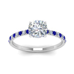 Load image into Gallery viewer, hidden-halo-petite-cushion-cut-diamond-engagement-ring-with-sapphire-in-FD9168CURGSABLANGLE3-NL-WG
