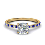 Load image into Gallery viewer, hidden-halo-petite-cushion-cut-diamond-engagement-ring-with-sapphire-in-FD9168CURGSABLANGLE3-NL-YG
