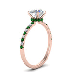 Load image into Gallery viewer, hidden-halo-petite-diamond-engagement-ring-with-emerald-in-FD9168RORGEMGRANGLE3-NL-RG
