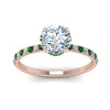 Load image into Gallery viewer, hidden-halo-petite-diamond-engagement-ring-with-emerald-in-FD9168RORGEMGRANGLE3-NL-RG