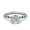 Load image into Gallery viewer, hidden-halo-petite-diamond-engagement-ring-with-emerald-in-FD9168RORGEMGRANGLE3-NL-WG