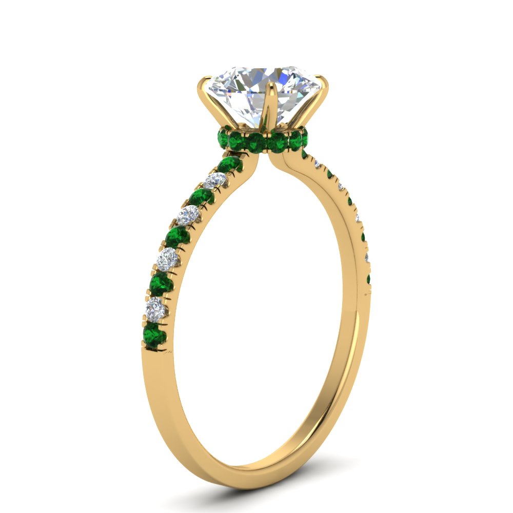 hidden-halo-petite-diamond-engagement-ring-with-emerald-in-FD9168RORGEMGRANGLE3-NL-YG