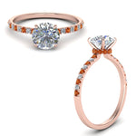 Load image into Gallery viewer, hidden-halo-petite-diamond-engagement-ring-with-orange-sapphire-in-FD9168RORGSAORANGLE3-NL-RG
