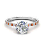 Load image into Gallery viewer, hidden-halo-petite-diamond-engagement-ring-with-orange-sapphire-in-FD9168RORGSAORANGLE3-NL-WG
