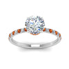 Load image into Gallery viewer, hidden-halo-petite-diamond-engagement-ring-with-orange-sapphire-in-FD9168RORGSAORANGLE3-NL-WG