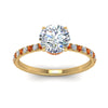 Load image into Gallery viewer, hidden-halo-petite-diamond-engagement-ring-with-orange-sapphire-in-FD9168RORGSAORANGLE3-NL-YG