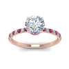Load image into Gallery viewer, hidden-halo-petite-diamond-engagement-ring-with-pink-sapphire-in-FD9168RORGSADRPIANGLE3-NL-RG